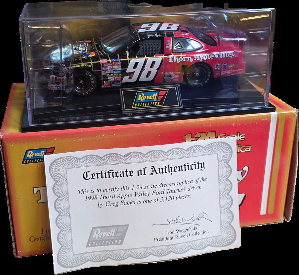 Greg Sacks 98 Thorn Apple Valley Happy Birthday Cale 98 Ford Taurus 1:24 Revell